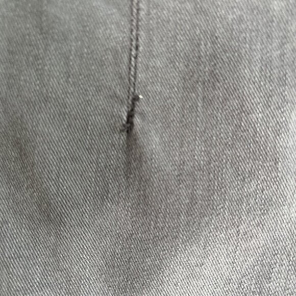 ANTHROPOLOGIE Pilcro Dark Gray / Black Denim Pants 32 Y2K Grunge Punk 90’s 80’s - Picture 7 of 14